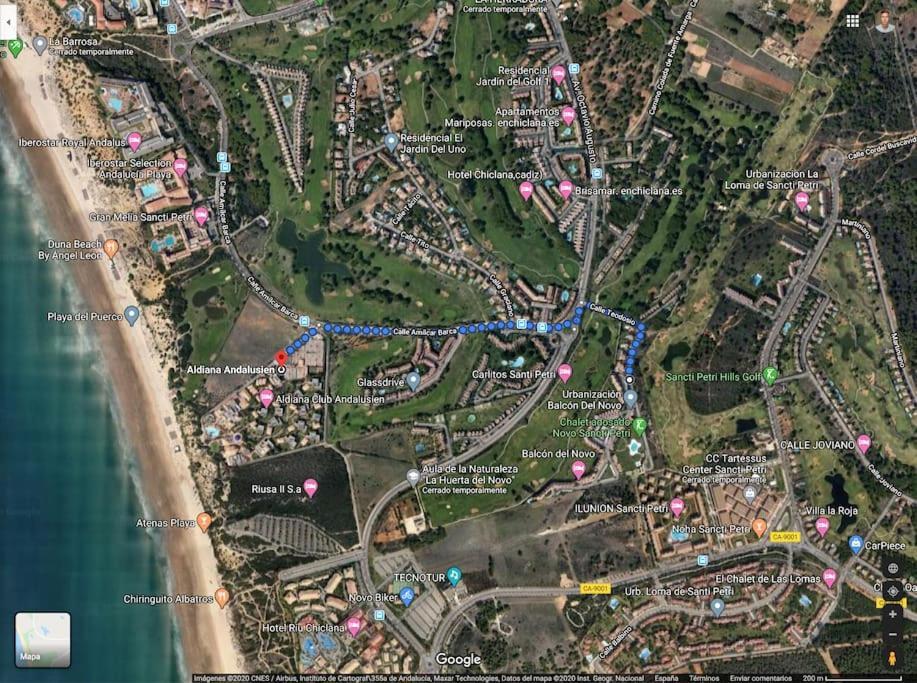 Apartamento Casa en Urb. Novo a 5min de playa con Pista Padel Chiclana de la Frontera Exterior foto